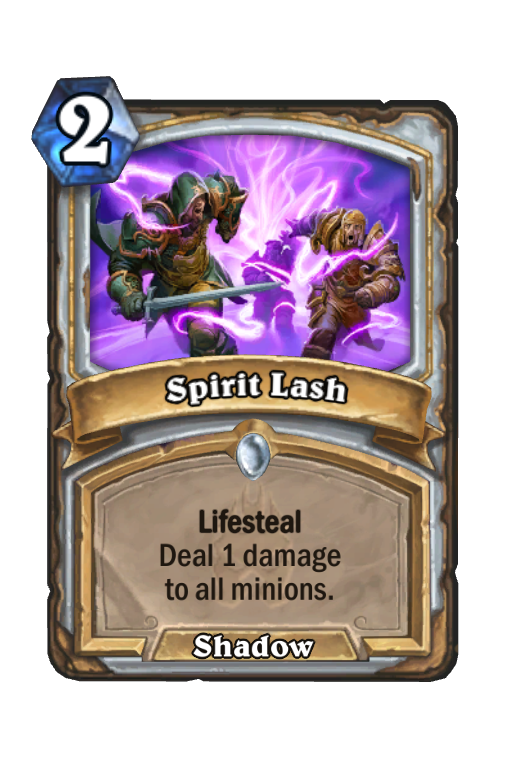Spirit Lash Hearthstone kártya