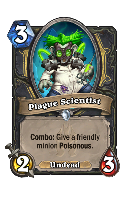 Plague Scientist Hearthstone kártya