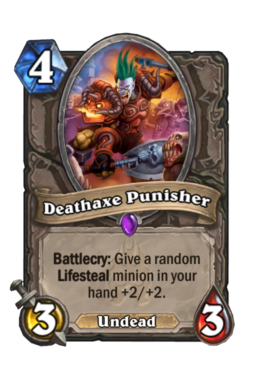 Deathaxe Punisher Hearthstone kártya