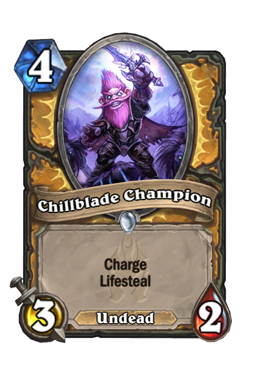 Chillblade Champion Hearthstone kártya