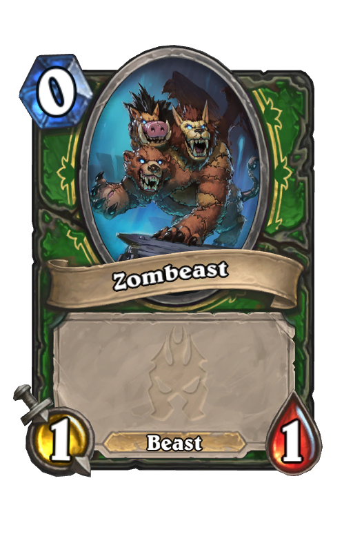 Zombeast Hearthstone kártya