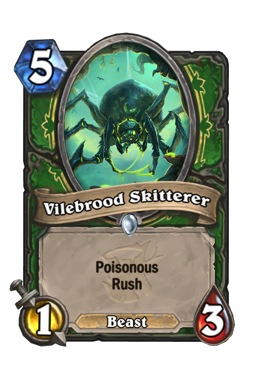 Vilebrood Skitterer Hearthstone kártya