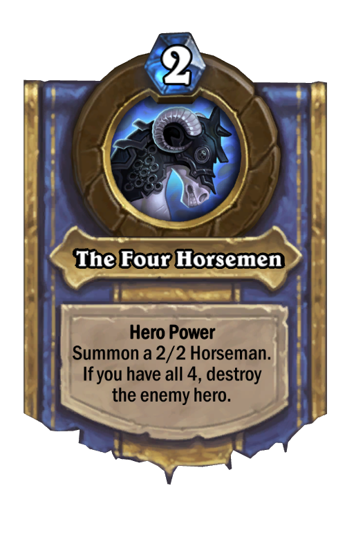 The Four Horsemen Hearthstone kártya