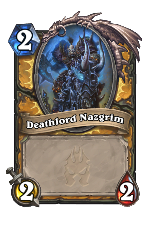 Deathlord Nazgrim Hearthstone kártya