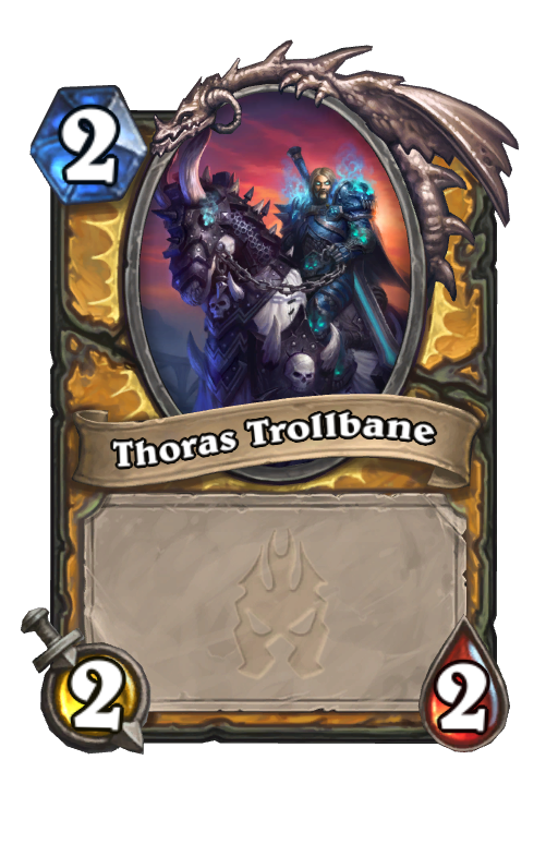 Thoras Trollbane Hearthstone kártya
