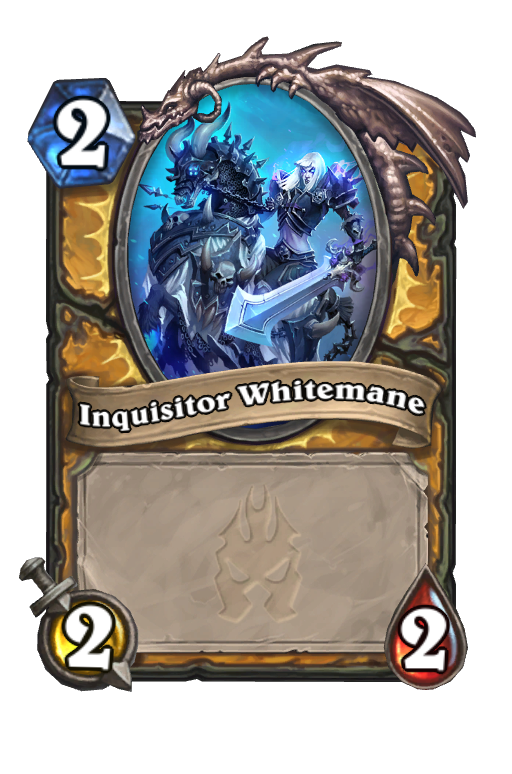Inquisitor Whitemane Hearthstone kártya