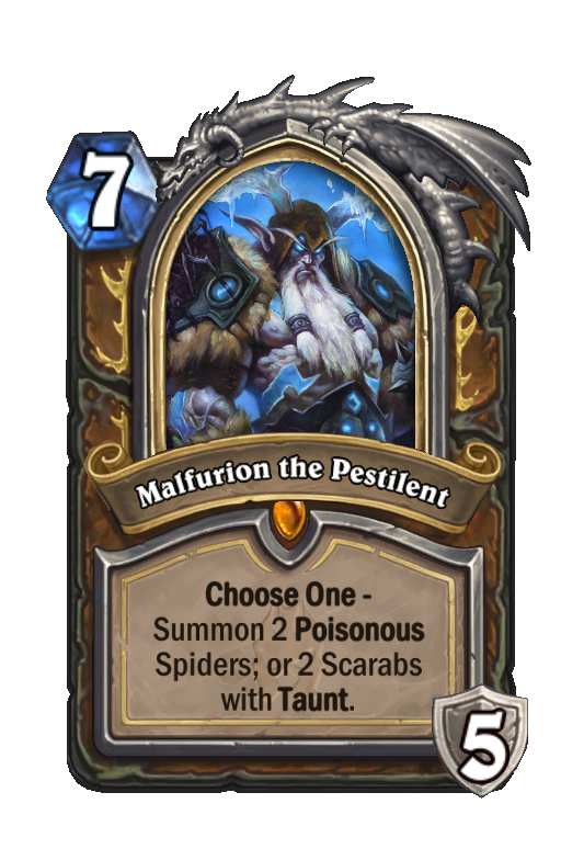 Malfurion the Pestilent Hearthstone kártya