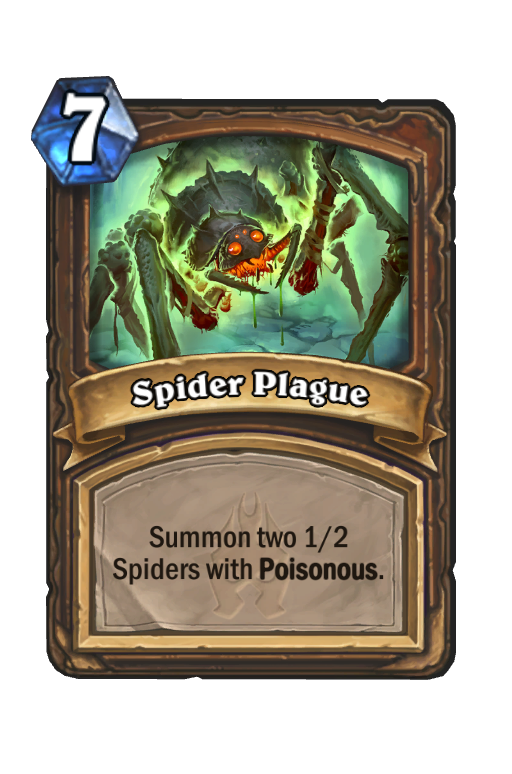 Spider Plague Hearthstone kártya