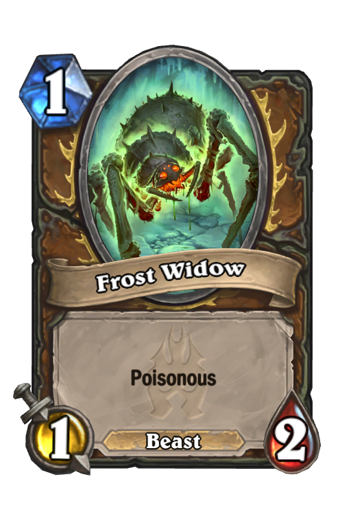 Frost Widow Hearthstone kártya