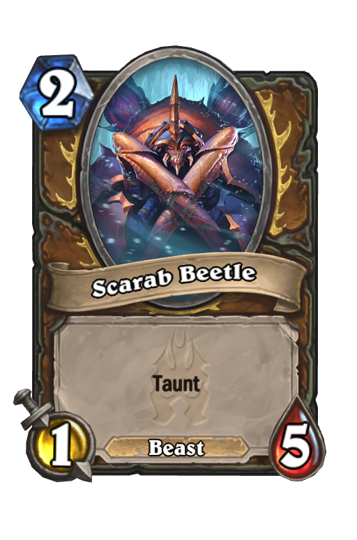Scarab Beetle Hearthstone kártya