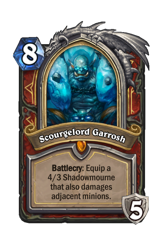 Scourgelord Garrosh Hearthstone kártya