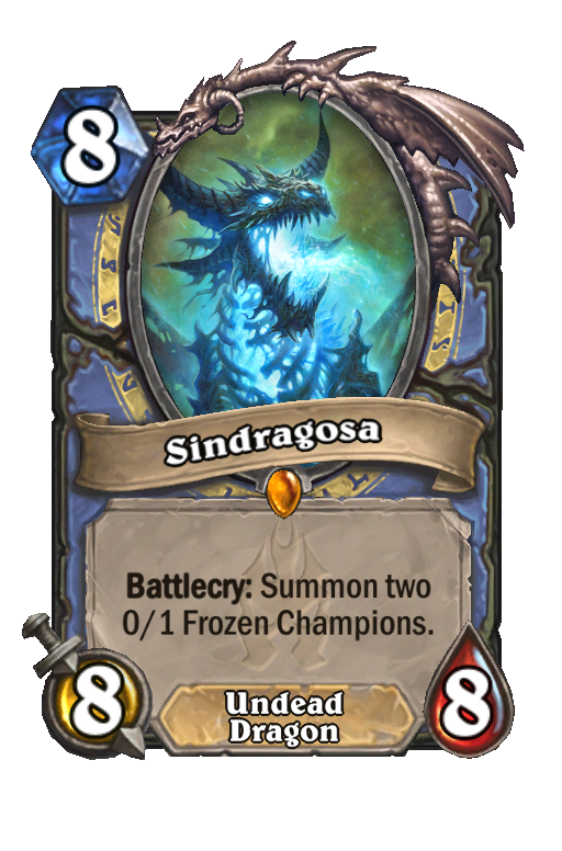 Sindragosa Hearthstone kártya