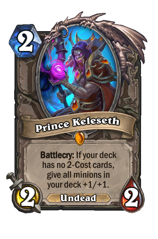 Prince Keleseth Hearthstone kártya
