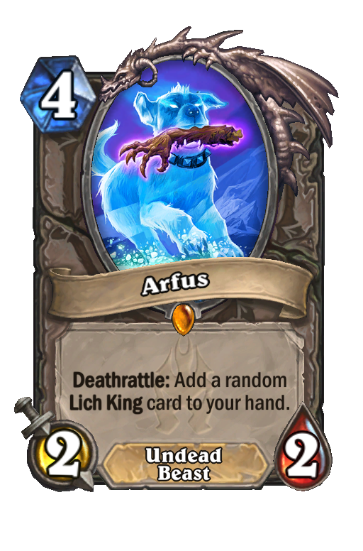 Arfus Hearthstone kártya