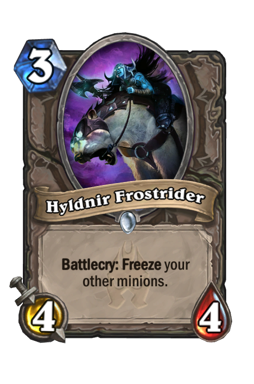 Hyldnir Frostrider Hearthstone kártya