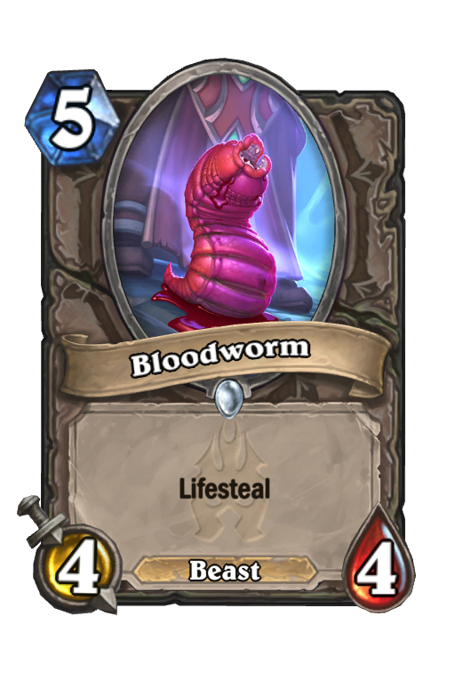 Bloodworm Hearthstone kártya