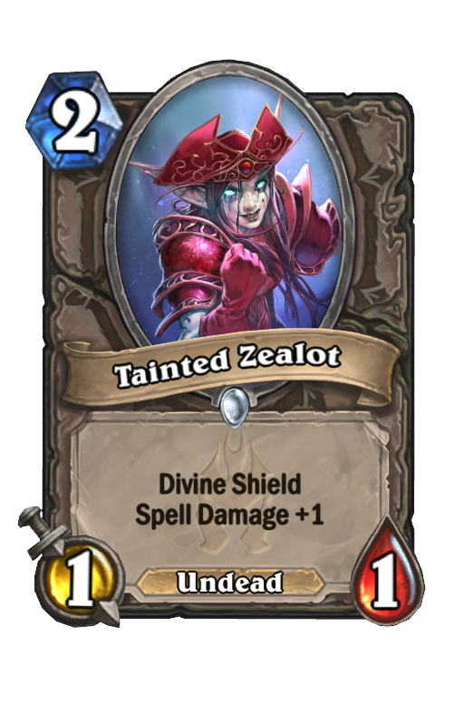 Tainted Zealot Hearthstone kártya