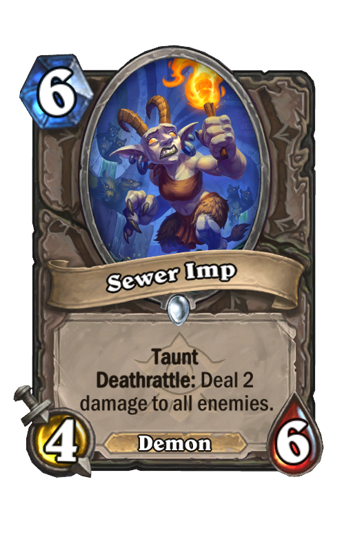 Sewer Imp Hearthstone kártya