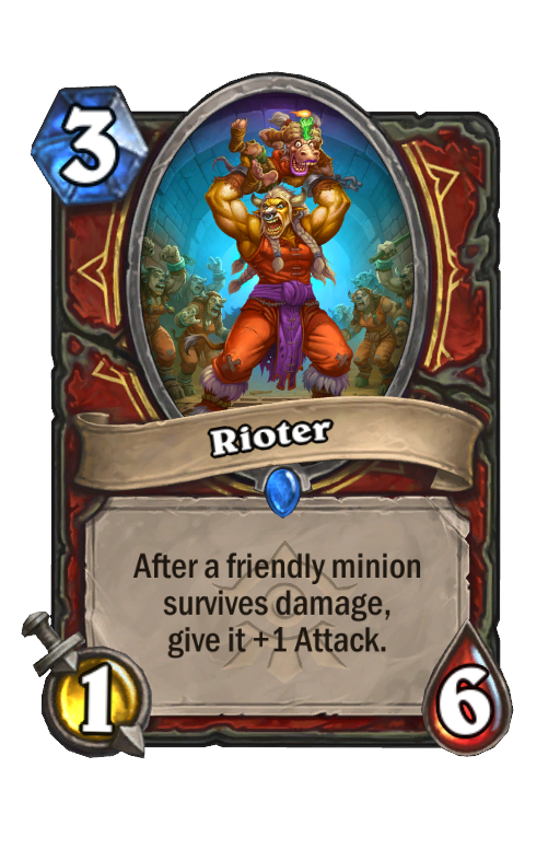 Rioter Hearthstone kártya
