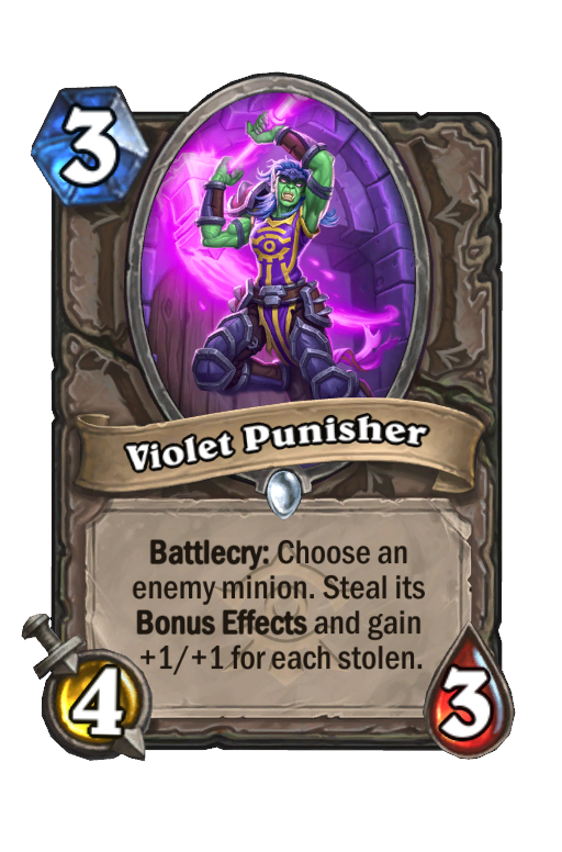 Violet Punisher Hearthstone kártya
