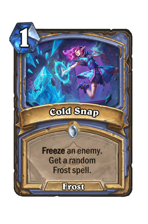 Cold Snap Hearthstone kártya
