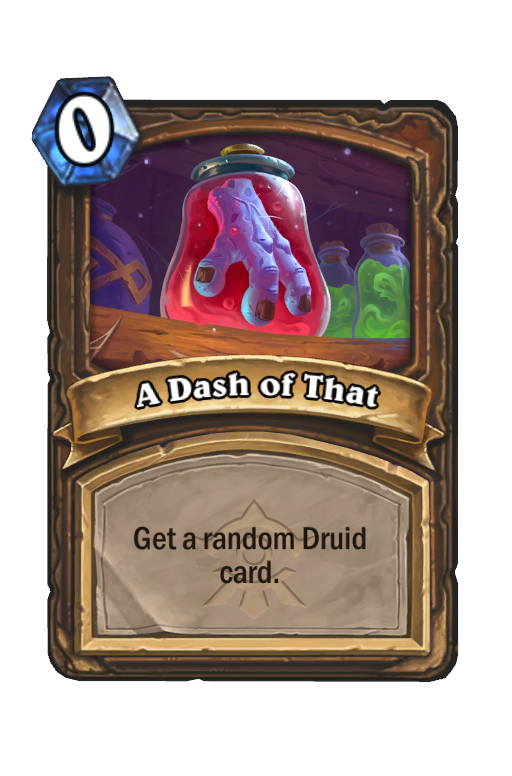 A Dash of That Hearthstone kártya