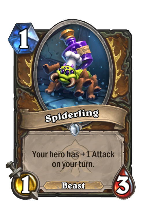 Spiderling Hearthstone kártya