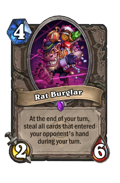 Rat Burglar Hearthstone kártya