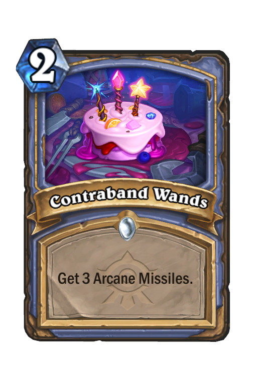 Contraband Wands Hearthstone kártya