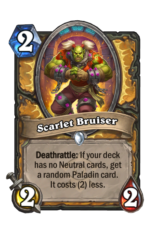 Scarlet Bruiser Hearthstone kártya