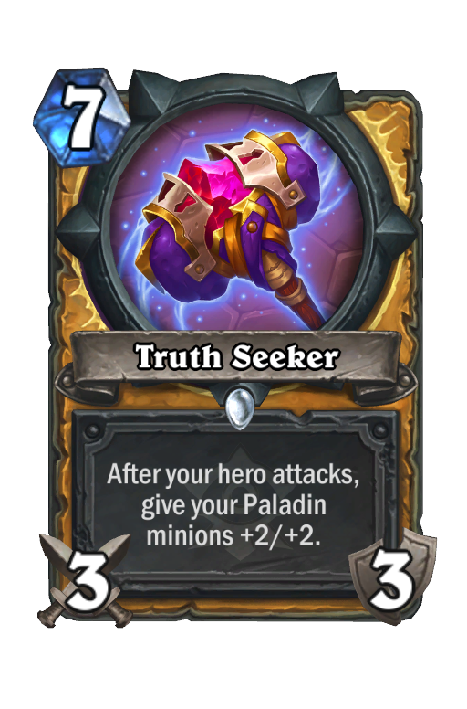 Truth Seeker Hearthstone kártya
