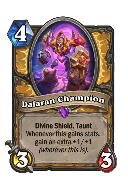 Dalaran Champion Hearthstone kártya