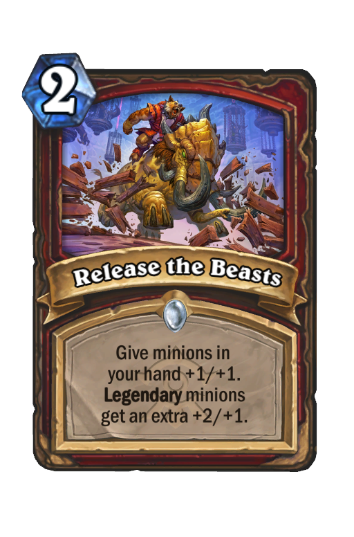Release the Beasts Hearthstone kártya