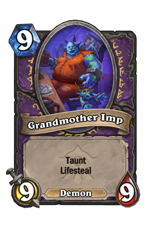 Grandmother Imp Hearthstone kártya