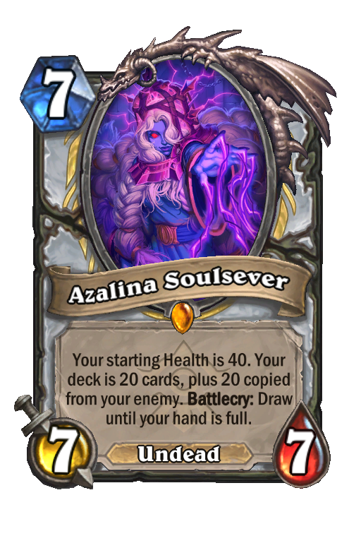 Azalina Soulsever Hearthstone kártya