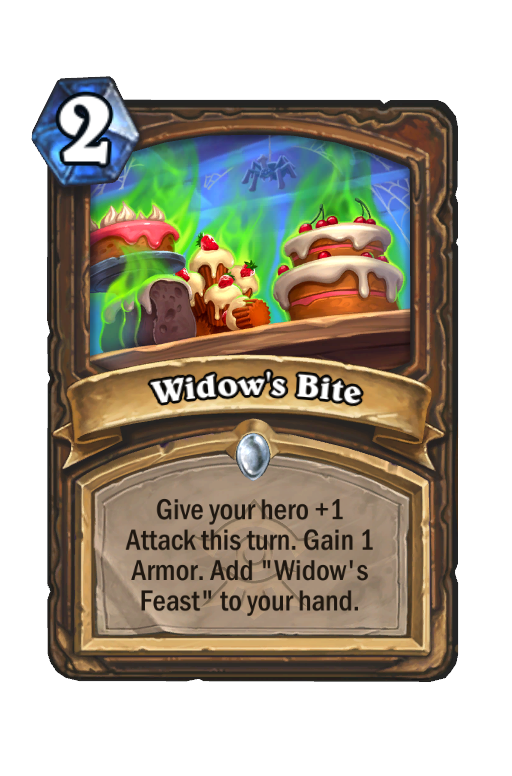 Widow's Bite Hearthstone kártya