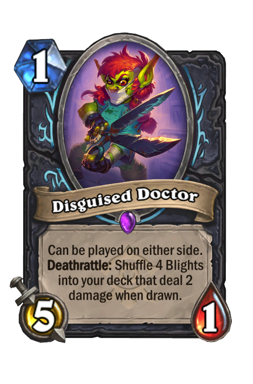 Disguised Doctor Hearthstone kártya