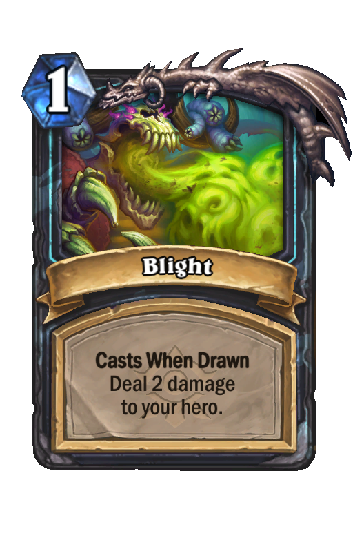 Blight Hearthstone kártya