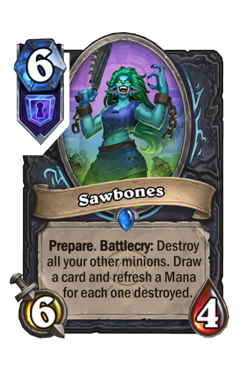 Sawbones Hearthstone kártya