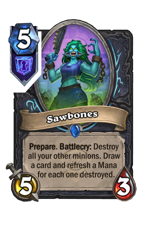 Sawbones Hearthstone kártya