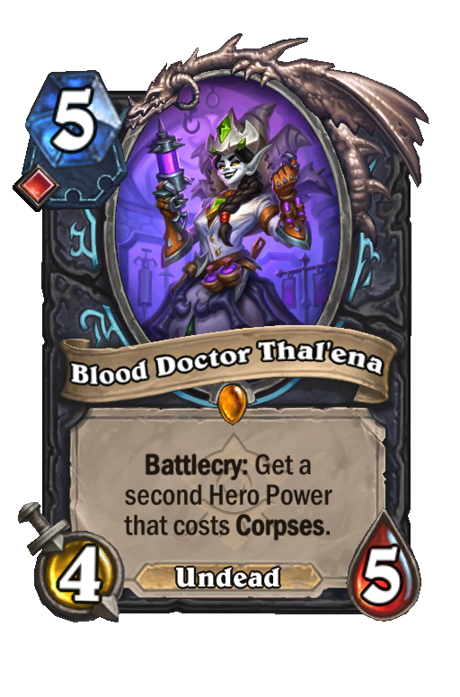 Blood Doctor Thal'ena Hearthstone kártya