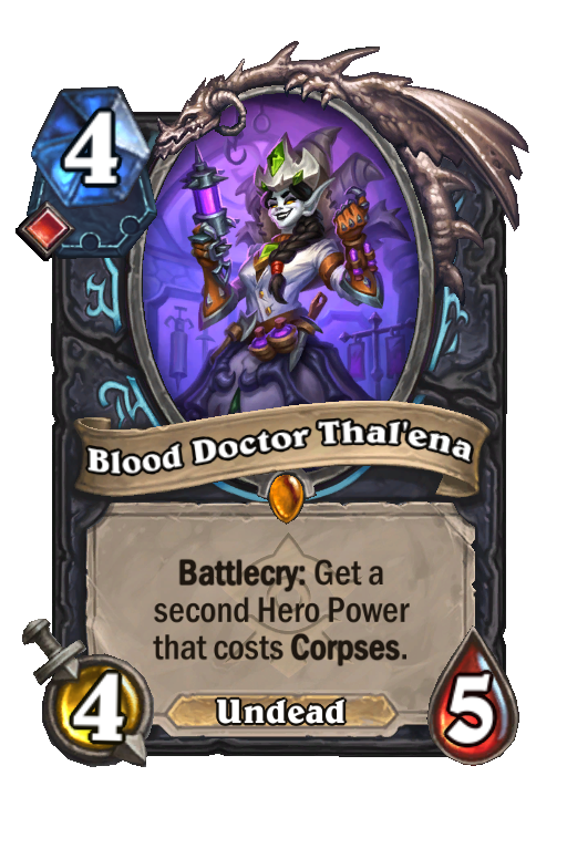 Blood Doctor Thal'ena Hearthstone kártya