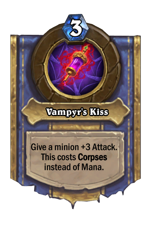 Vampyr's Kiss Hearthstone kártya