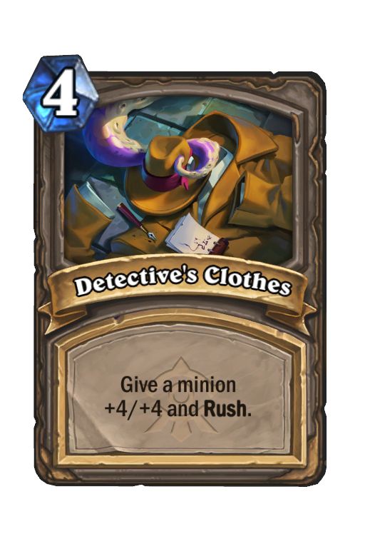 Detective's Clothes Hearthstone kártya