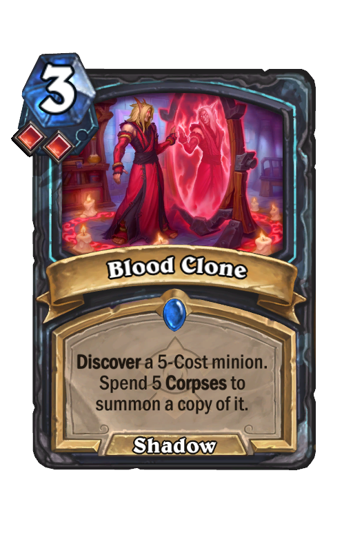 Blood Clone Hearthstone kártya