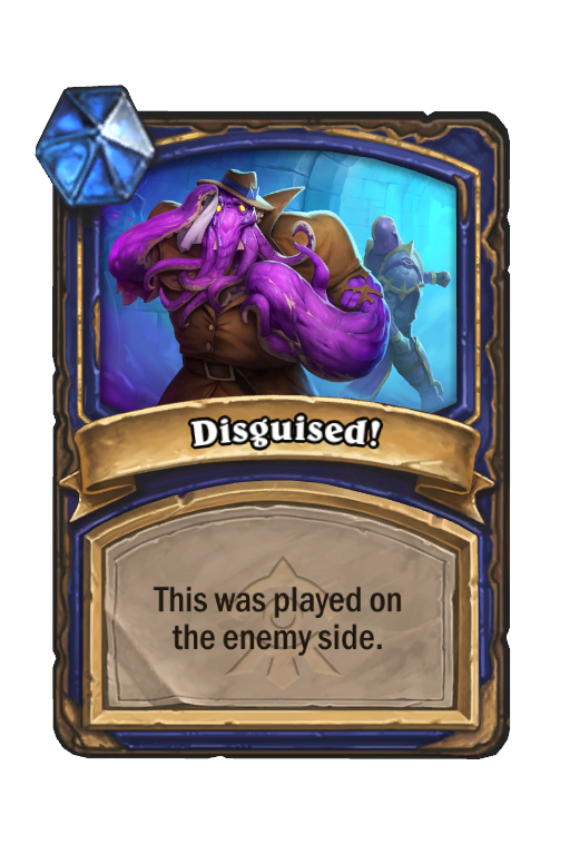 Disguised! Hearthstone kártya