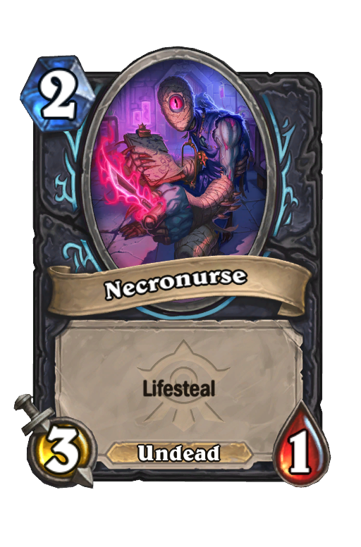Necronurse Hearthstone kártya