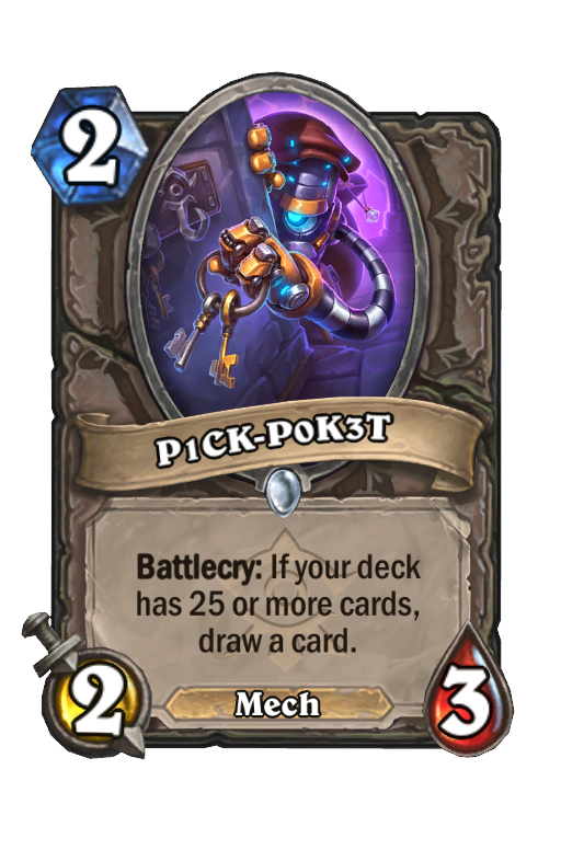 P1CK-P0K3T Hearthstone kártya