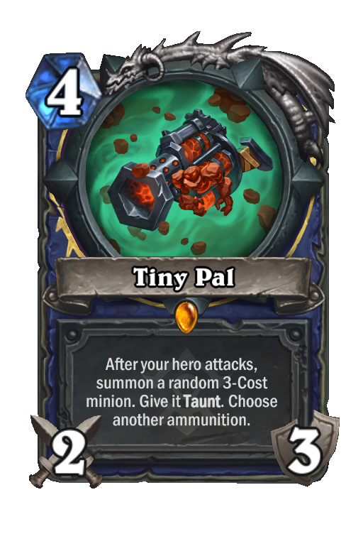 Tiny Pal Hearthstone kártya