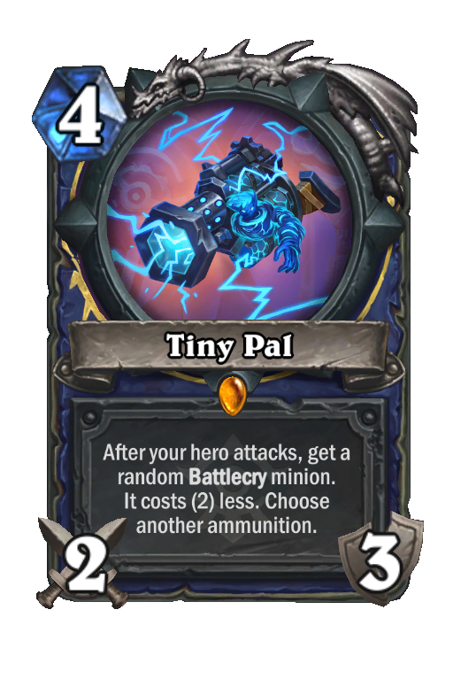 Tiny Pal Hearthstone kártya